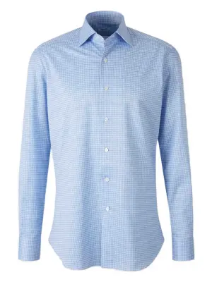 Рубашка в гусиную лапку