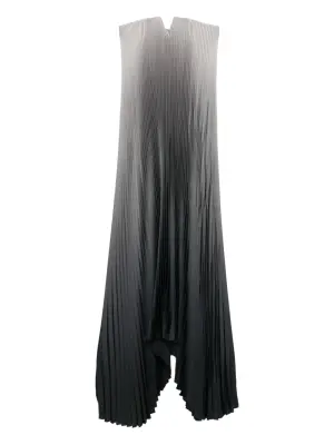 Плиссированное платье Black Tie с эффектом омбре