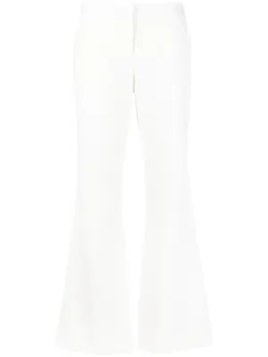Расклешенные брюки с завышенной талией