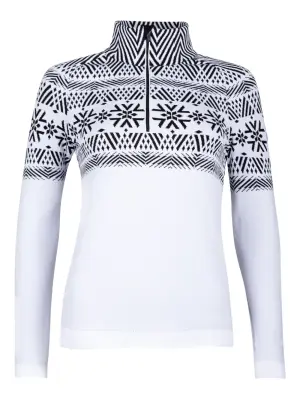 Свитер с геометричным узором