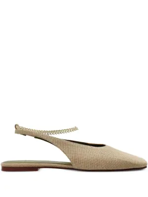 Кожаные балетки