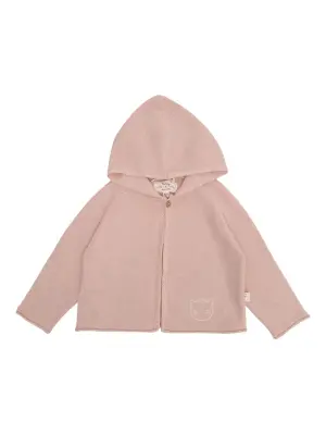 Куртка с капюшоном и вышивкой