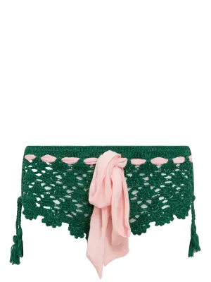 Трусы-брифы в технике кроше