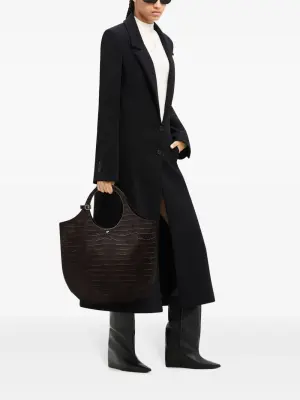 большая сумка-тоут Holy с тиснением под крокодила