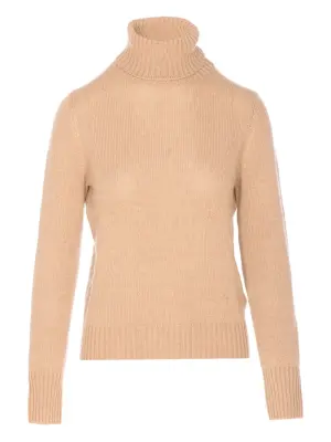 Кашемировый свитер с высоким воротником