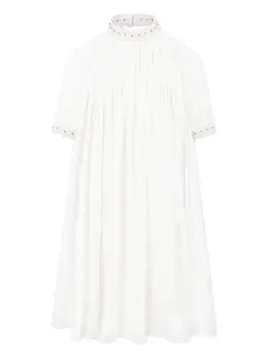 Шелковое платье с пайетками