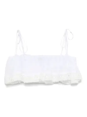 топ с кружевом
