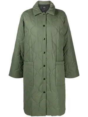 Стеганое пальто