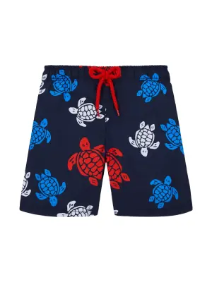 Плавки-шорты с принтом
