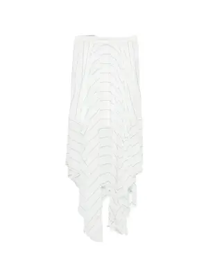 Полосатая длинная юбка