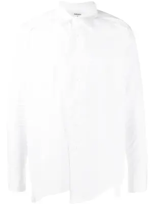 Футболка строгого кроя с вырезами