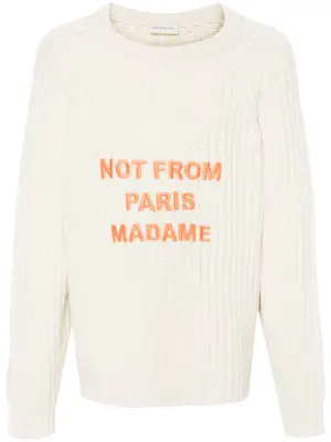 Джемпер Le Maille Tressée Slogan