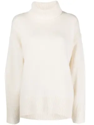 Кашемировый джемпер с высоким воротником