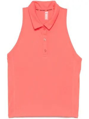 Спортивный топ с воротником поло