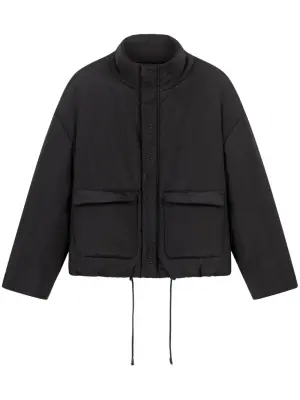 Пуховик с вышивкой