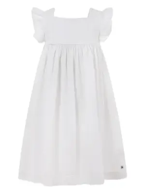 Платье из органического хлопка с оборками