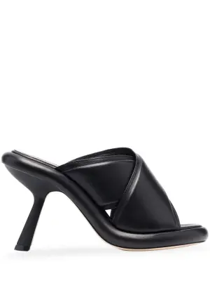 Мюли с перекрестными ремешками