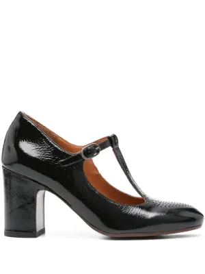 Лакированные туфли Madam 80 с Т-образным ремешком