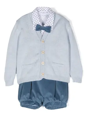 Вельветовый комплект для новорожденного