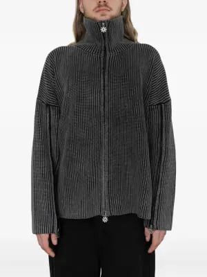 Кардиган с молниями