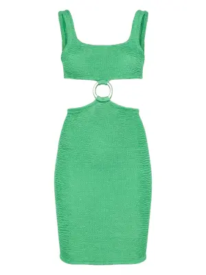 Платье миди со сборками