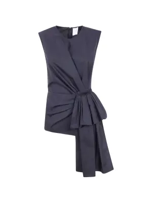 Топ с драпировкой