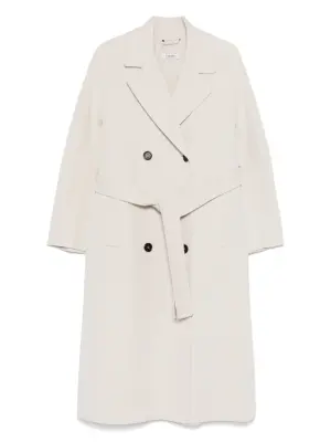 двубортное пальто из вирджинской шерсти