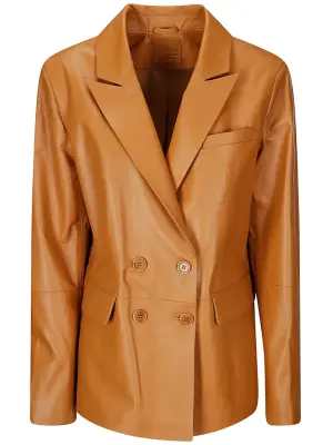 Кожаный пиджак