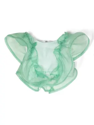 Укороченная блузка в клетку