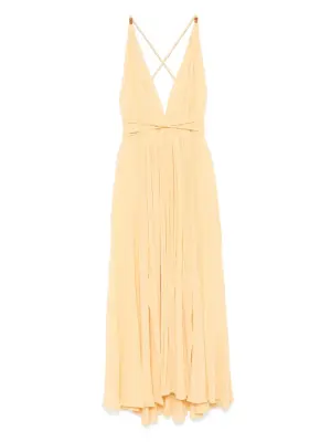 Расклешенное платье миди