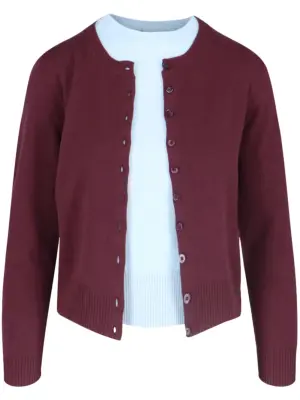 Трикотажный комплект из топа и кардигана