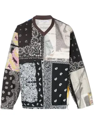 Джемпер в технике пэчворк