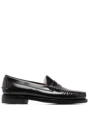 Лоферы с квадратным носком