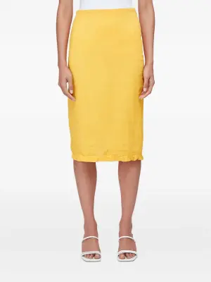 Юбка миди на молнии