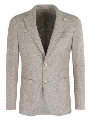 Фактурный пиджак на пуговицах