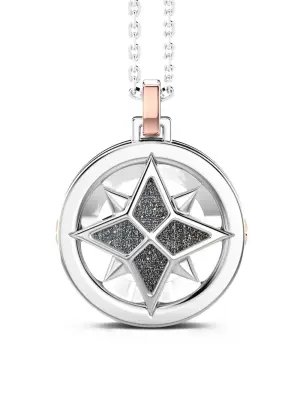 Серебряное колье с подвеской