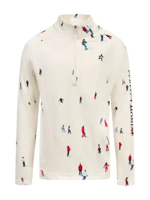 Топ с воротником на молнии