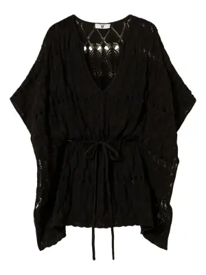 Накидка в технике кроше