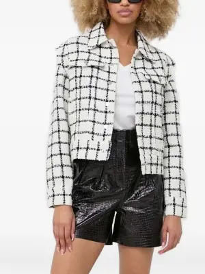 Твидовая куркта в клетку