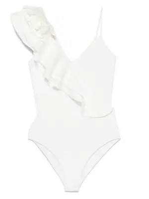 Купальник с оборками