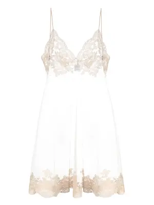 Платье-комбинация с кружевом Calais-Caudry