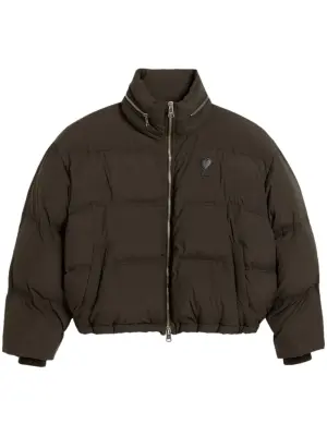 Пуховик с монограммой Ami de Coeur