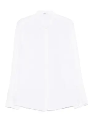 Рубашка с воротником-стойкой