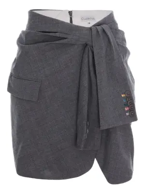 Юбка мини WANDA с завязками