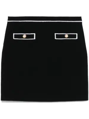 Вязаная юбка мини