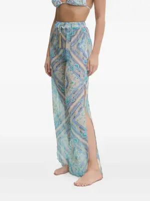 брюки Resort с принтом пейсли