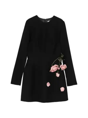 Платье мини The Promised с цветочной аппликацией