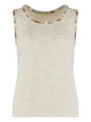 Вязаный топ