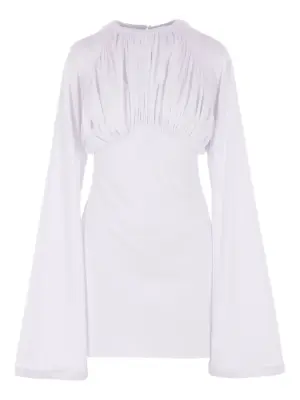 Платье мини с драпировкой