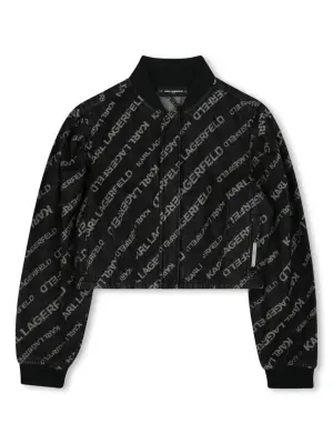 Джинсовая куртка с логотипом